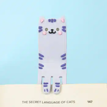 Kat leeslampje en boekenlegger