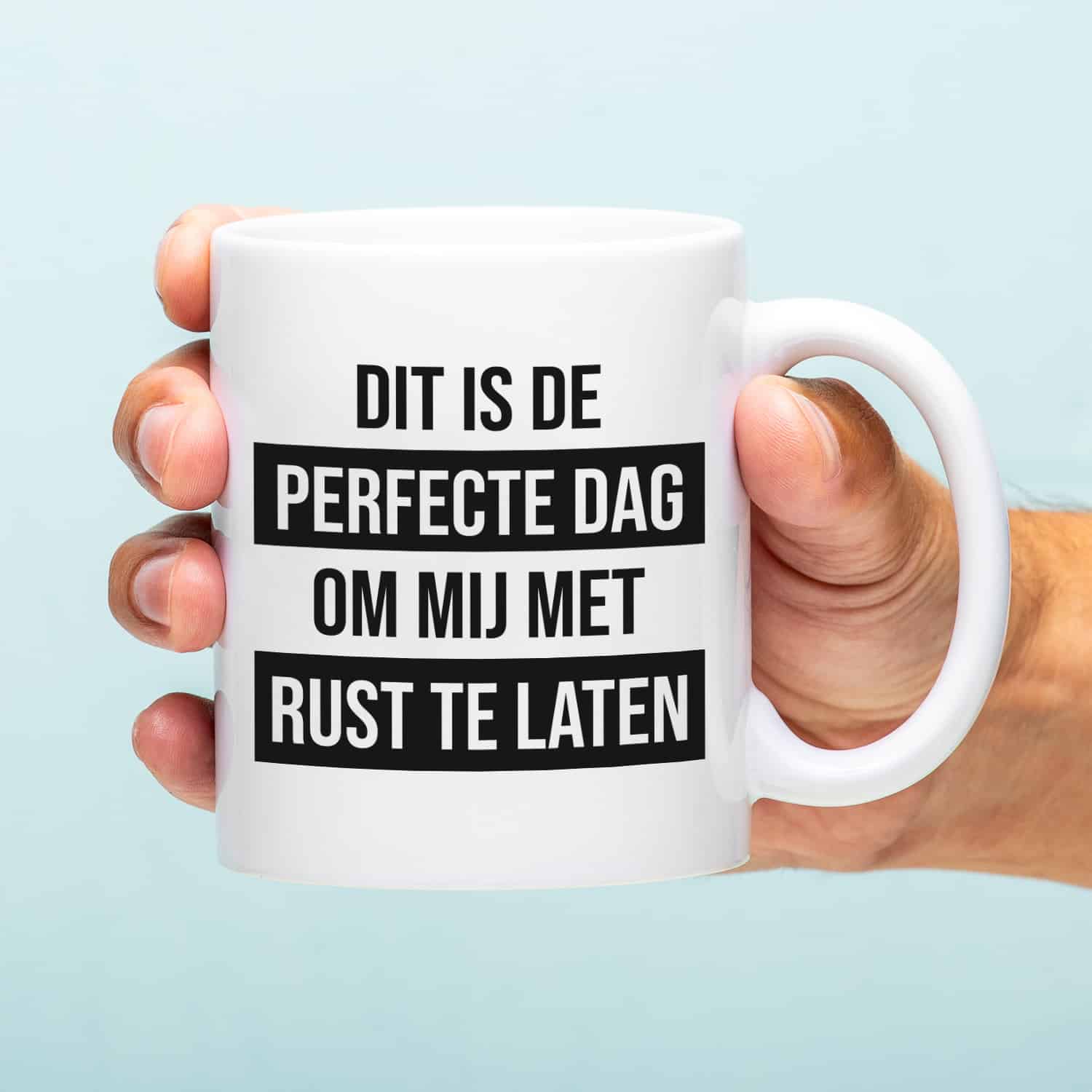 Mok Dit is de perfecte dag om mij met rust te laten