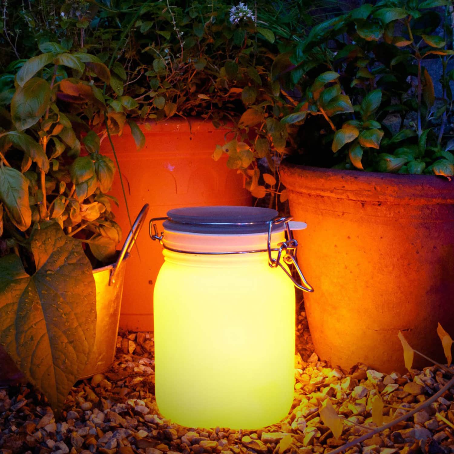 Sun Jar lamp op zonne-energie