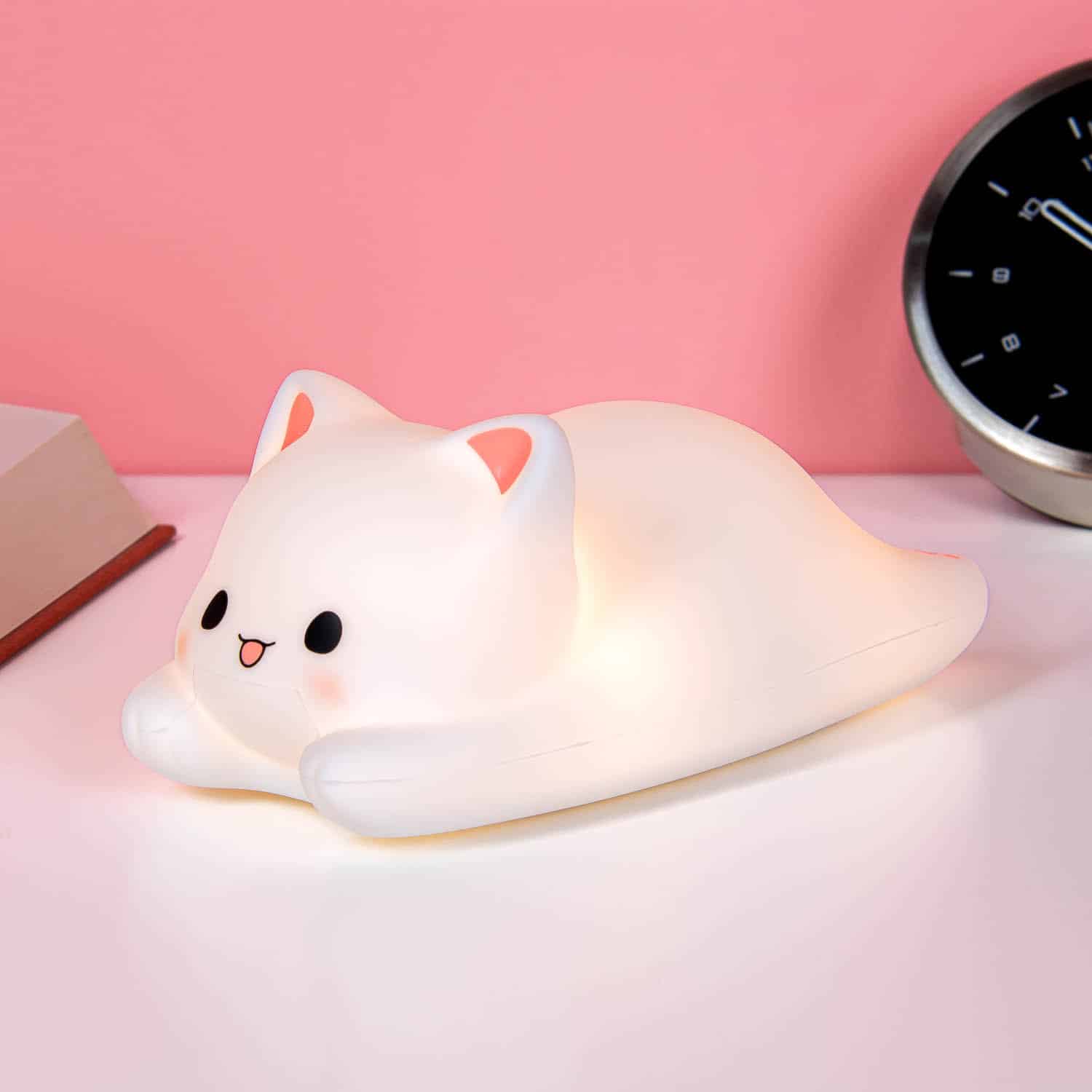 Liggende kat nachtlampje