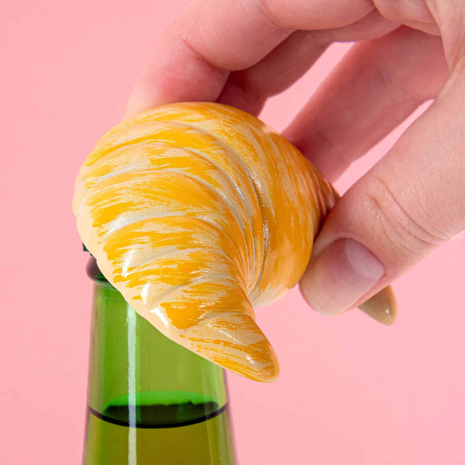 Croissant flesopener