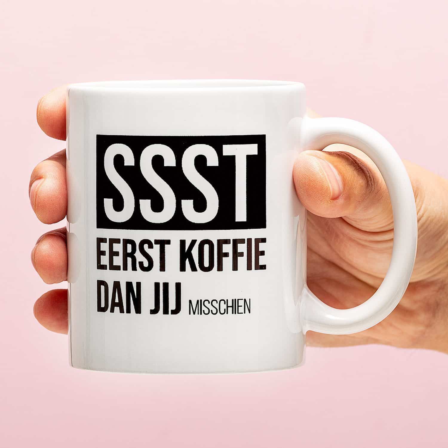 Mok Ssst eerst koffie