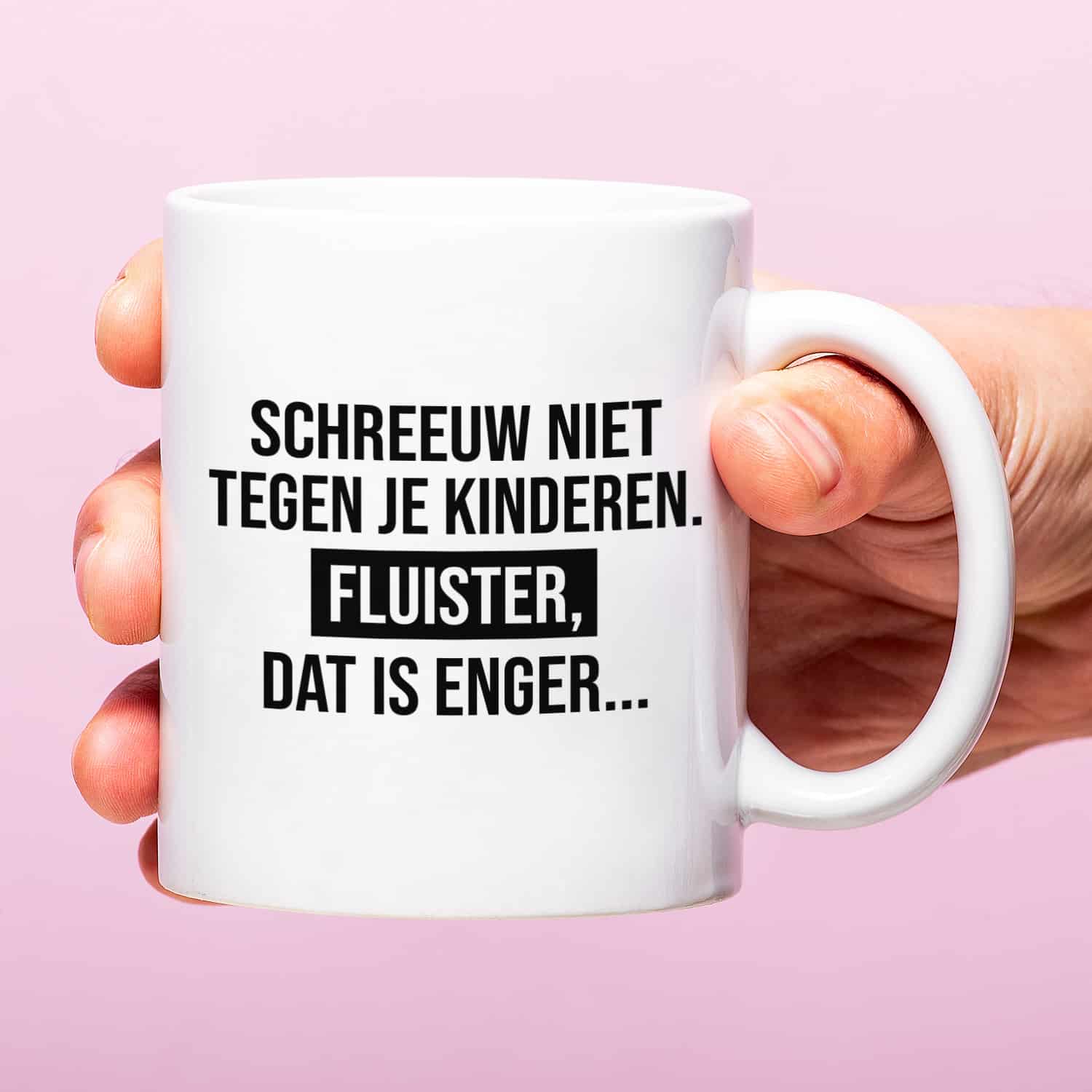 Mok Schreeuw niet tegen je kinderen