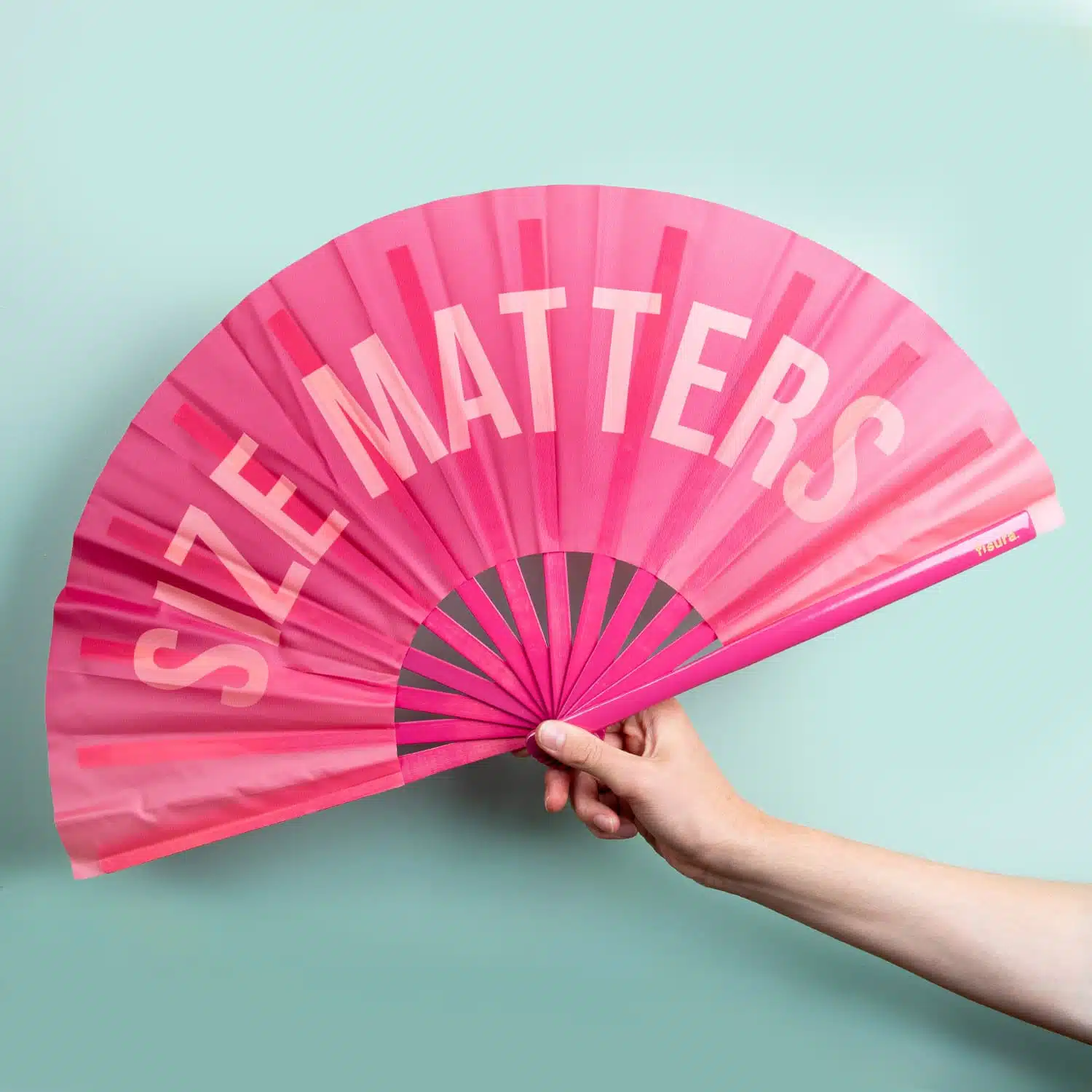 Houten waaier XXL - Size Matters