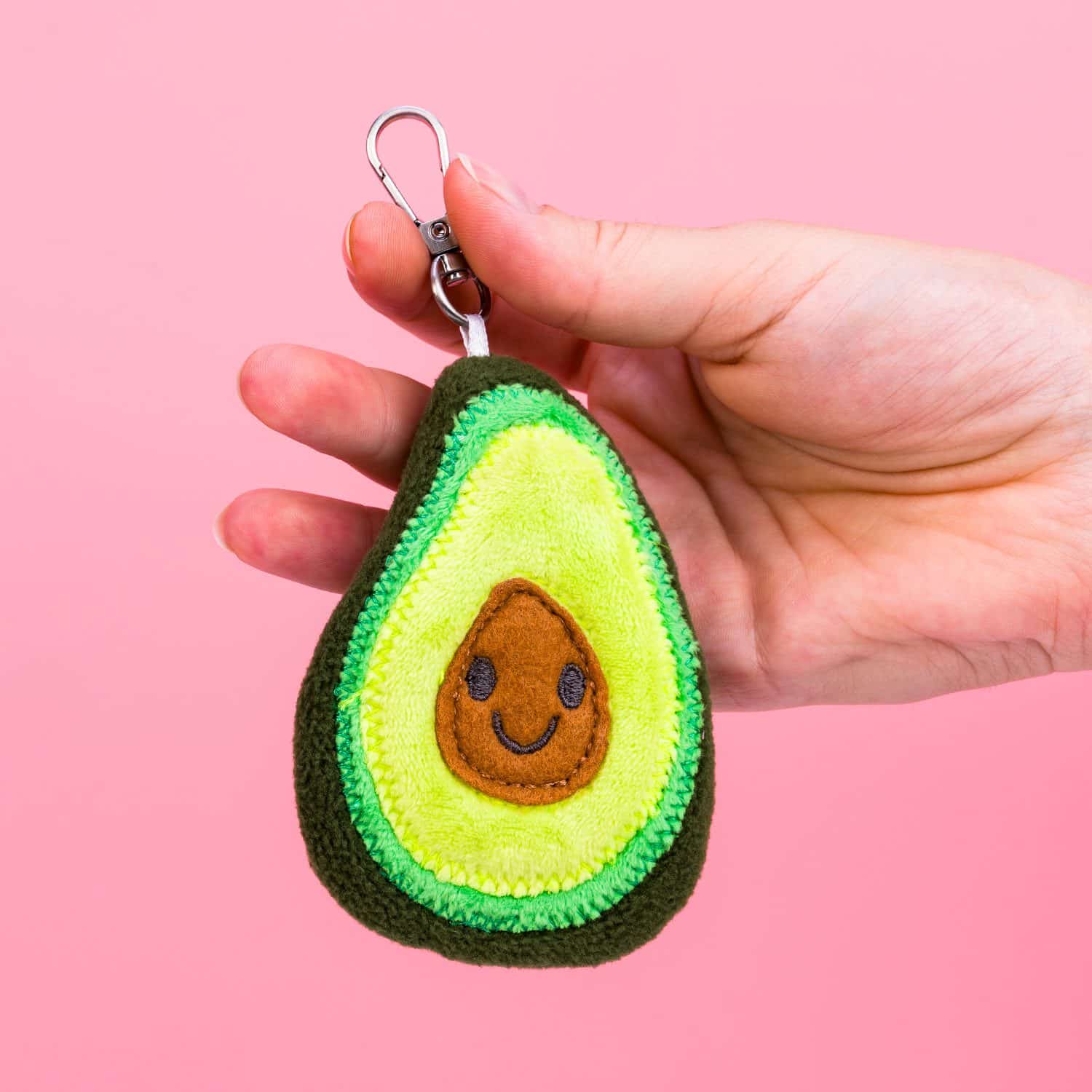 Knuffel sleutelhanger - Avocado