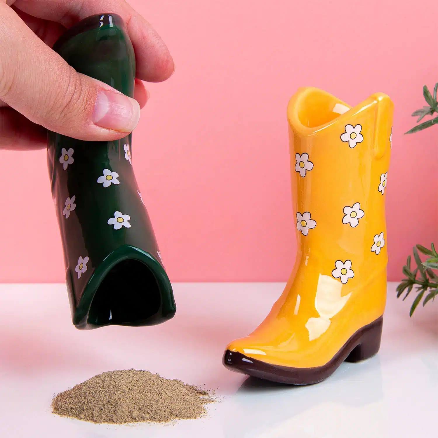 Cowboylaars peper- en zoutstel