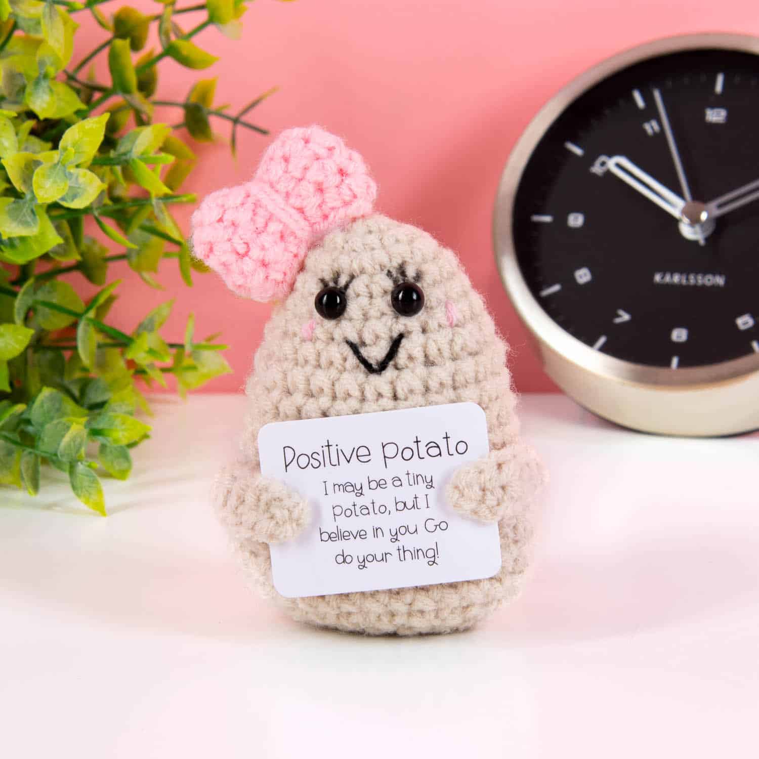 Positive potato met strikje