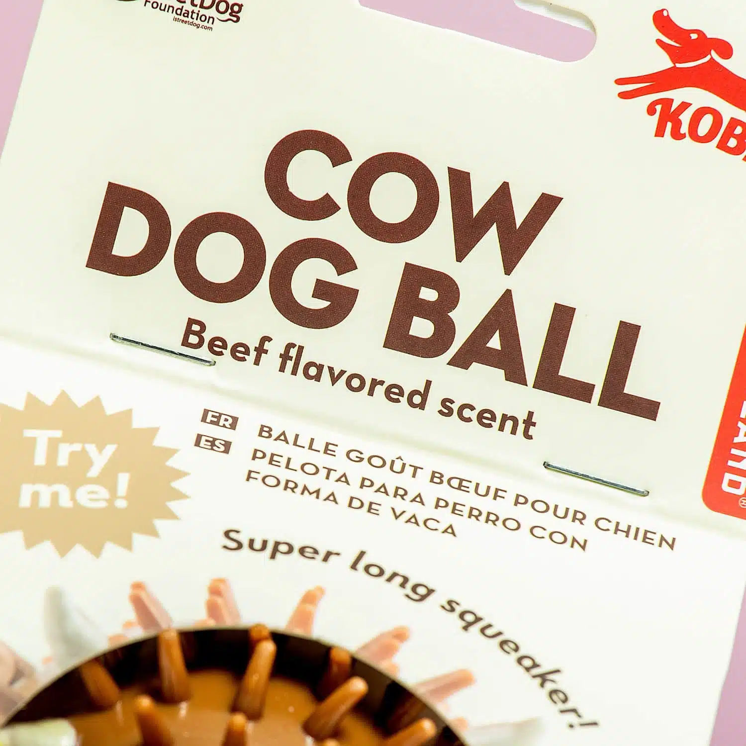 Piepbal voor hond met geur