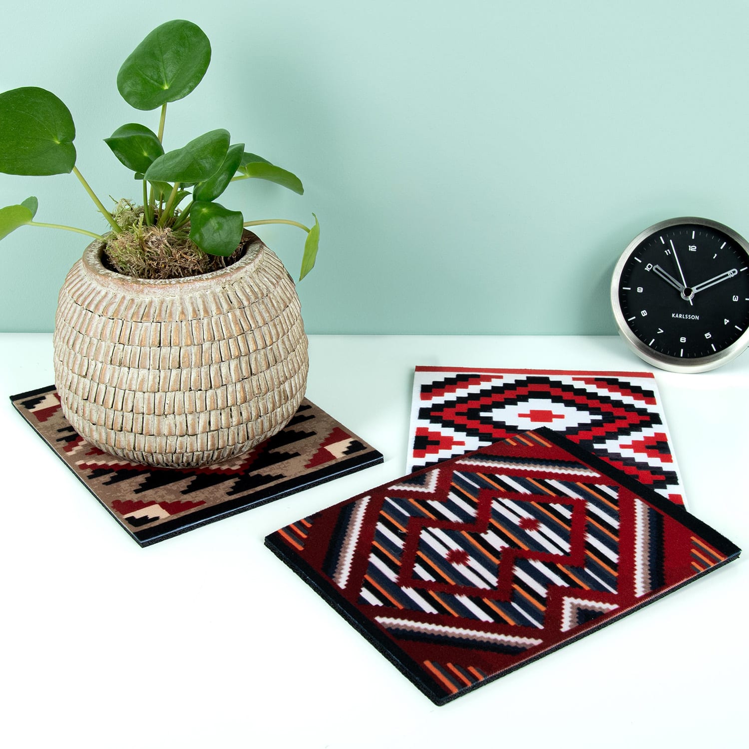 Bloempot vloerkleedje