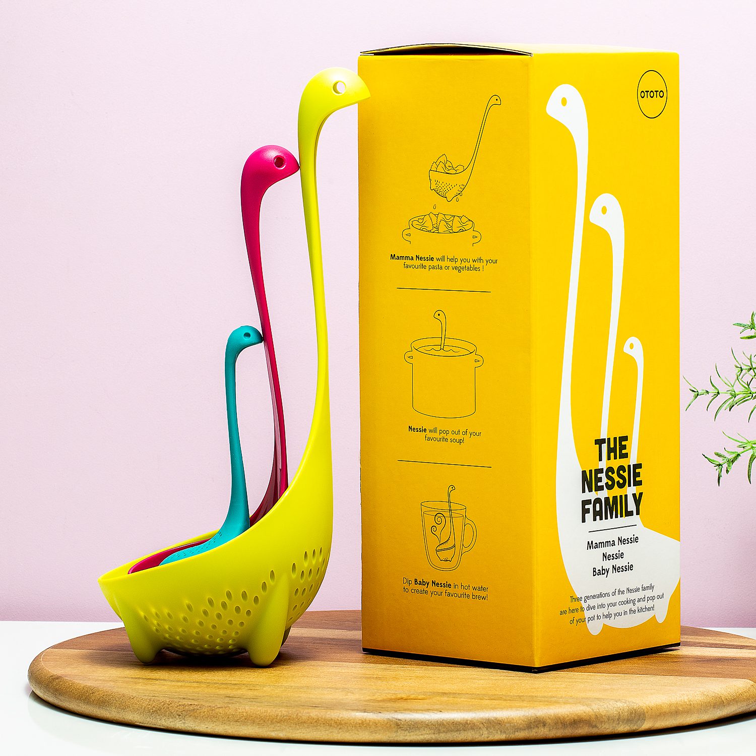 Nessie familie (set van 3)