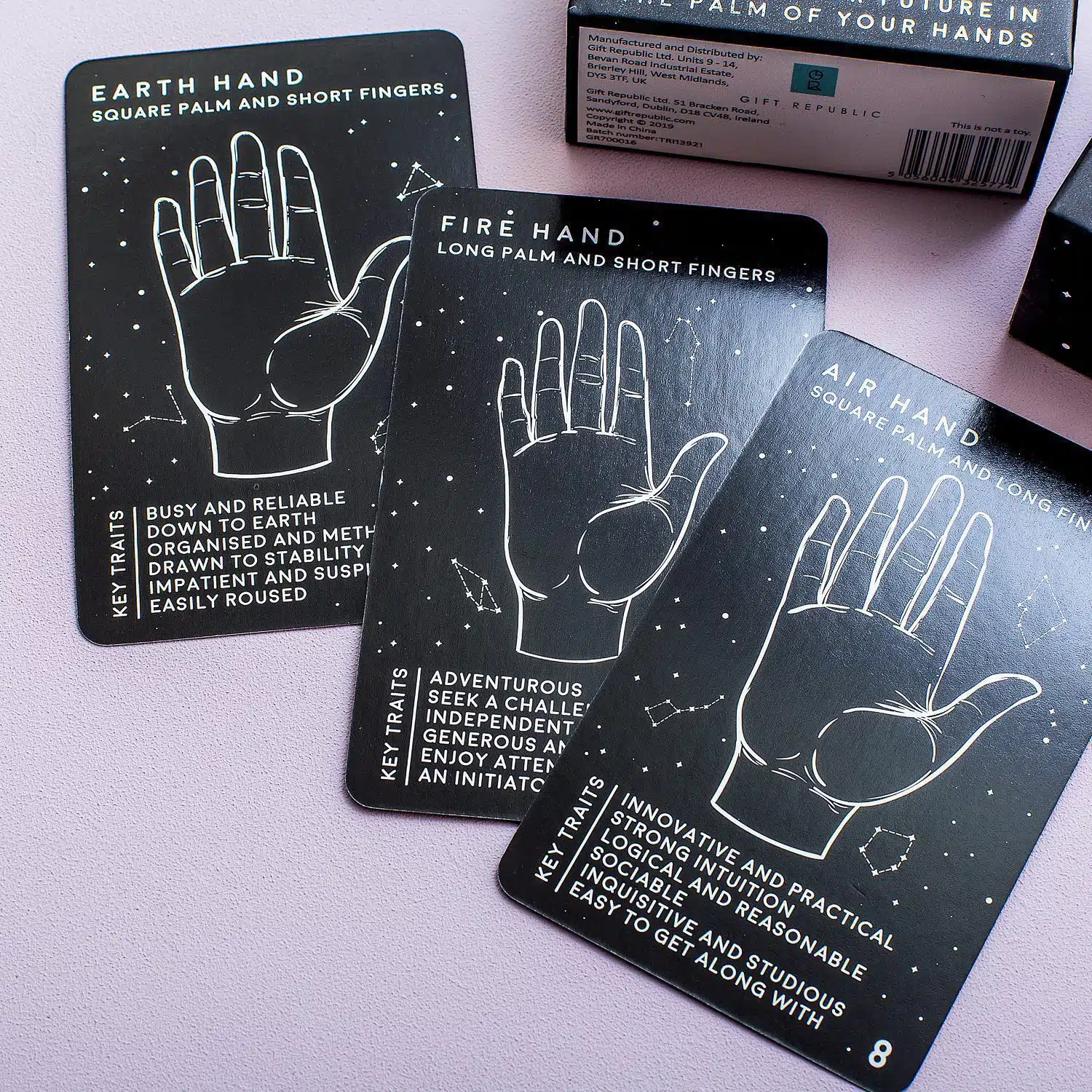 Palm reading kaarten