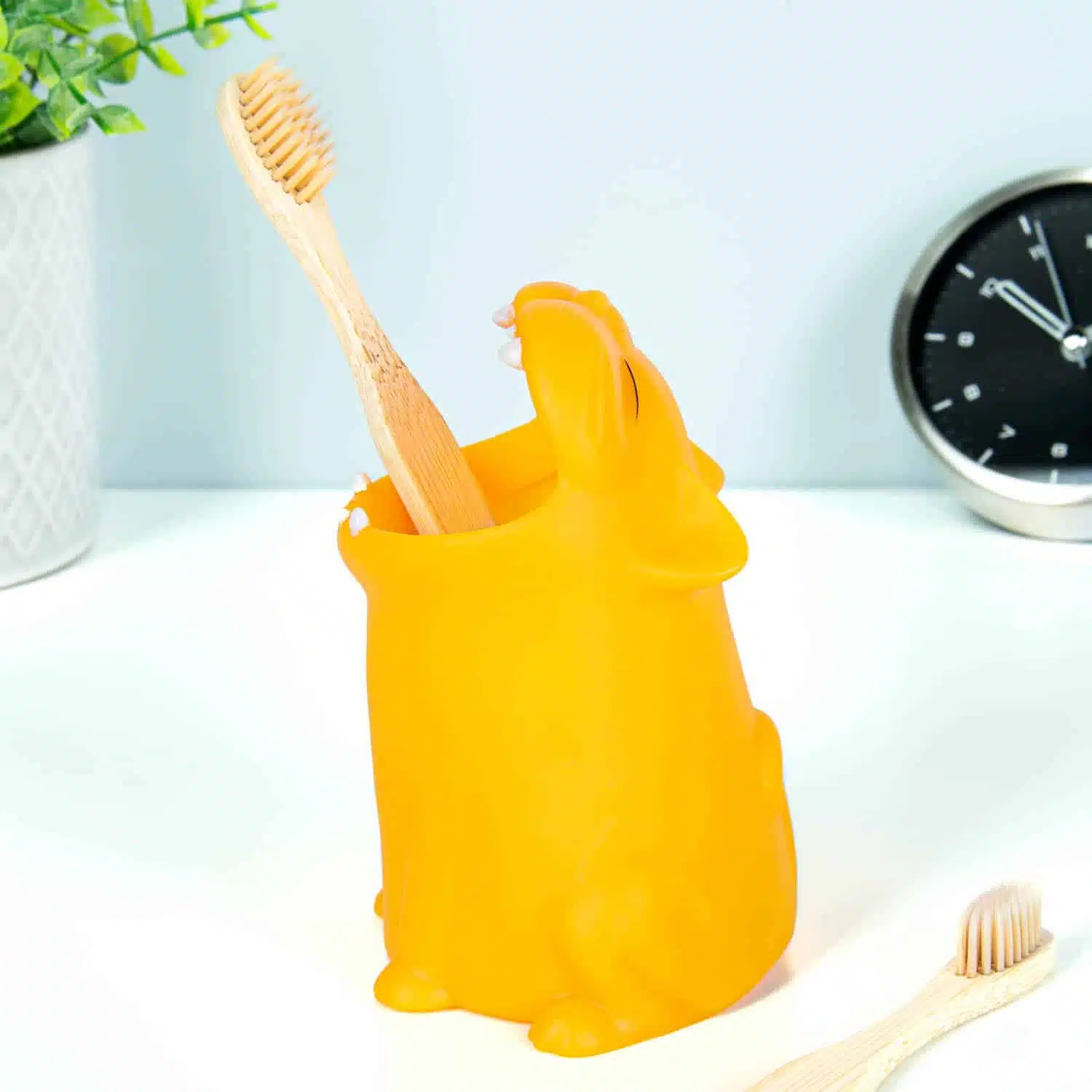 Kat tandenborstelhouder