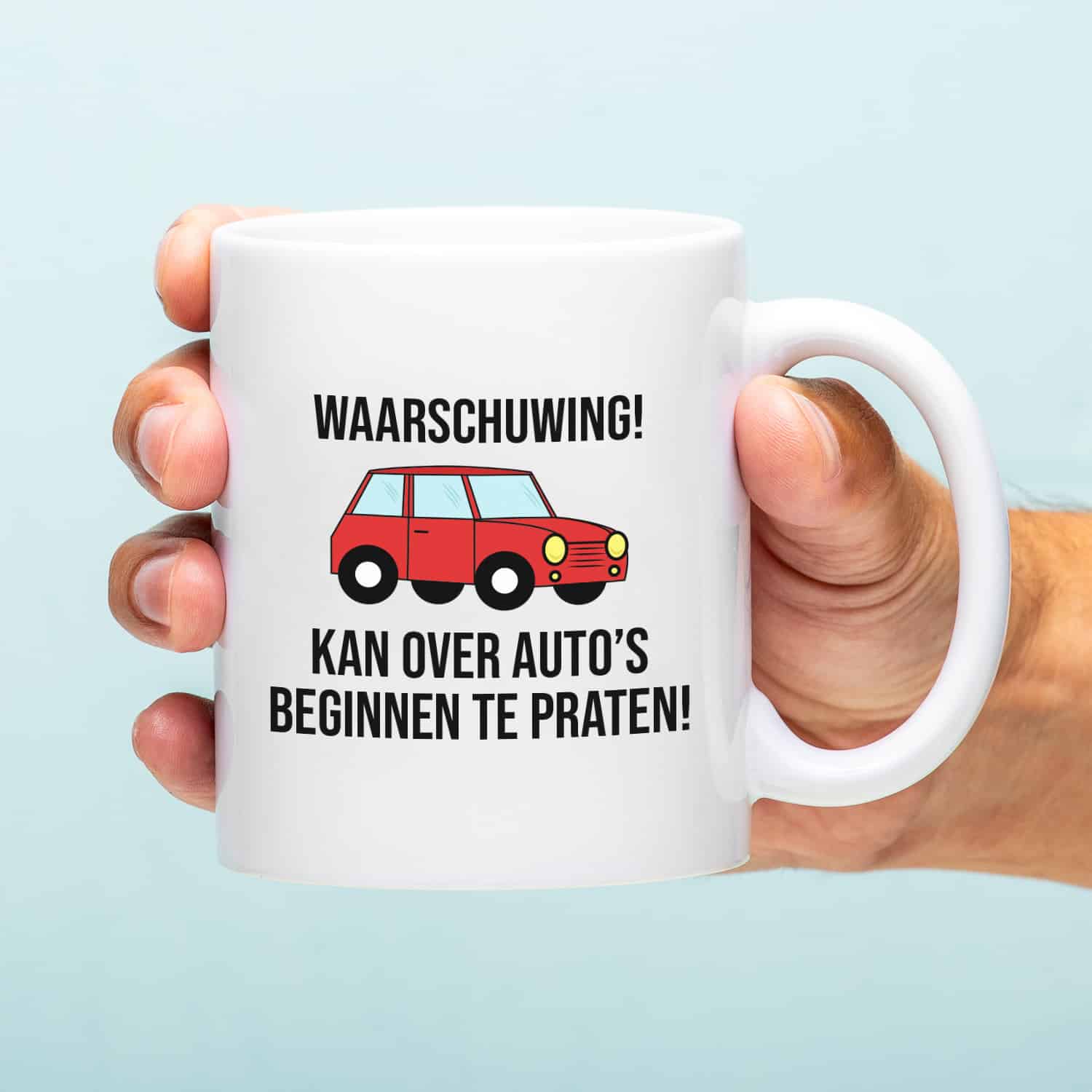 Mok Waarschuwing! Kan over auto's beginnen te praten!