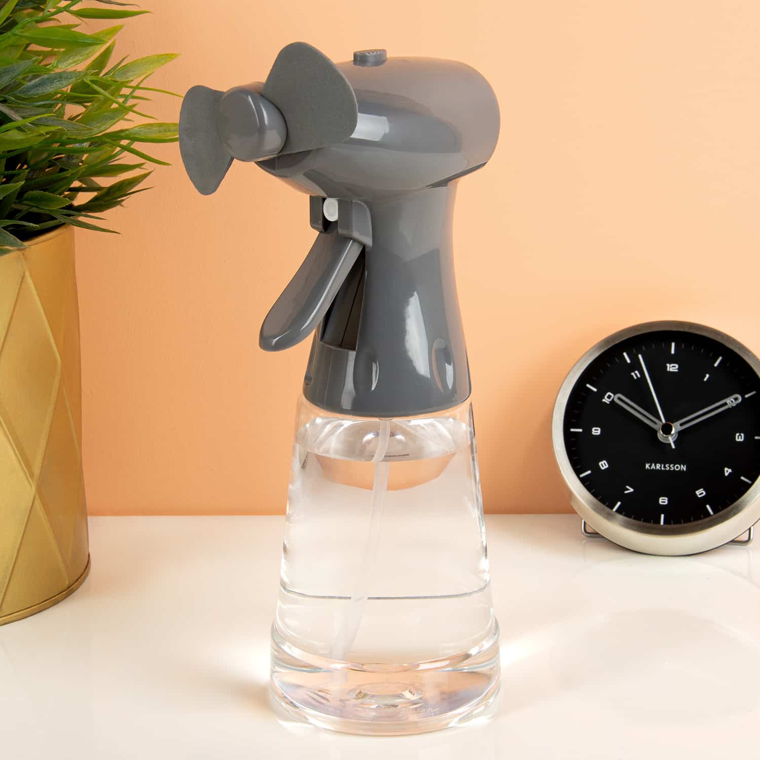 Waterfles met ventilator