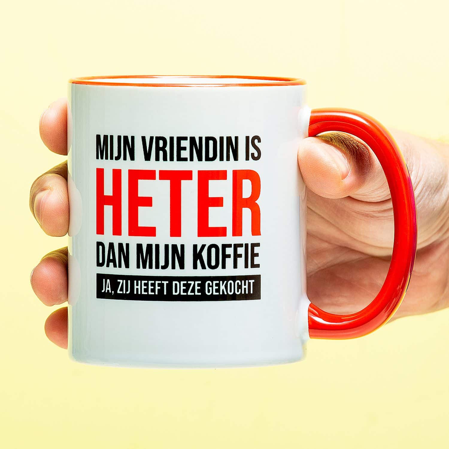 Mok Mijn vriendin is heter dan mijn koffie