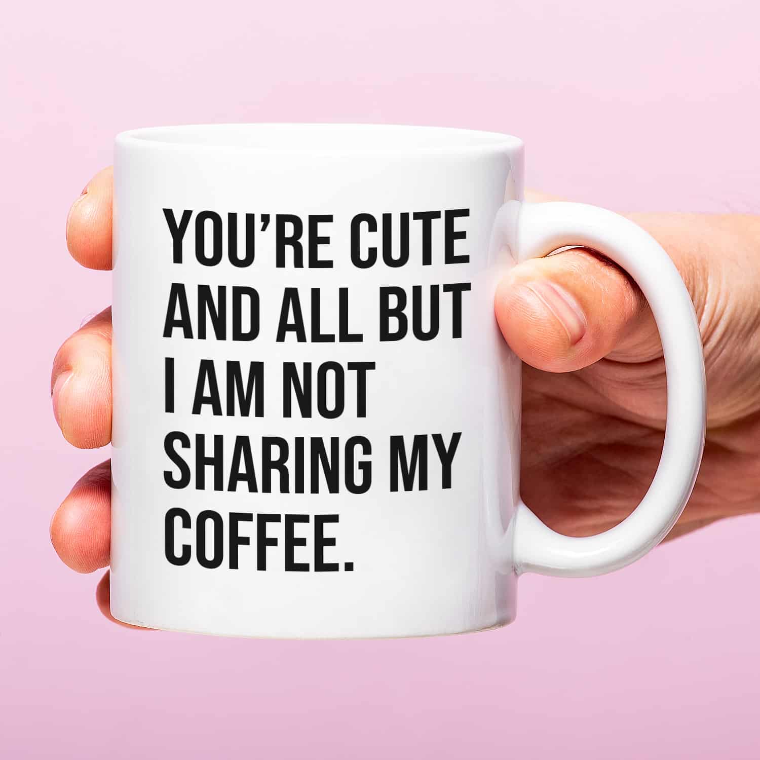 Mok Not sharing my coffee