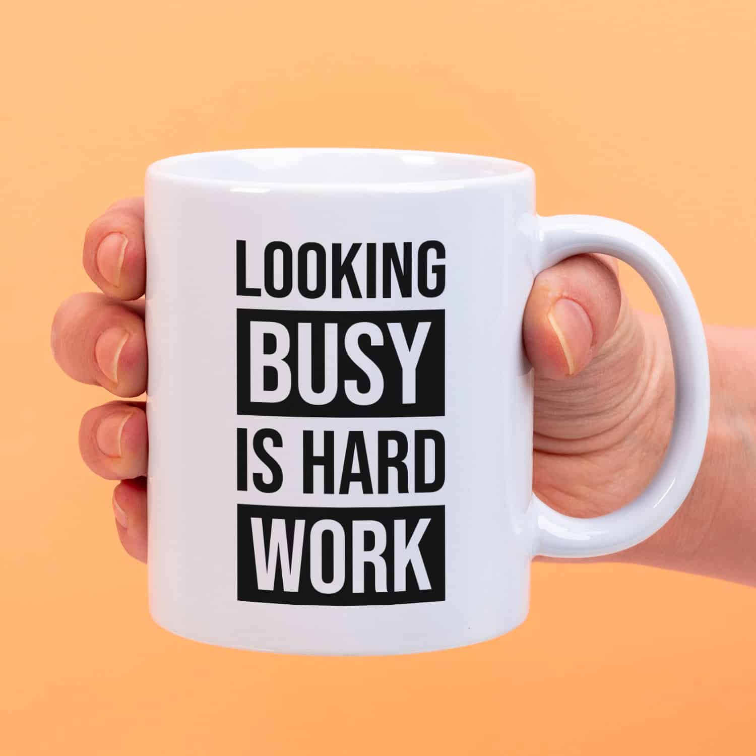 Mok Looking busy is hard work