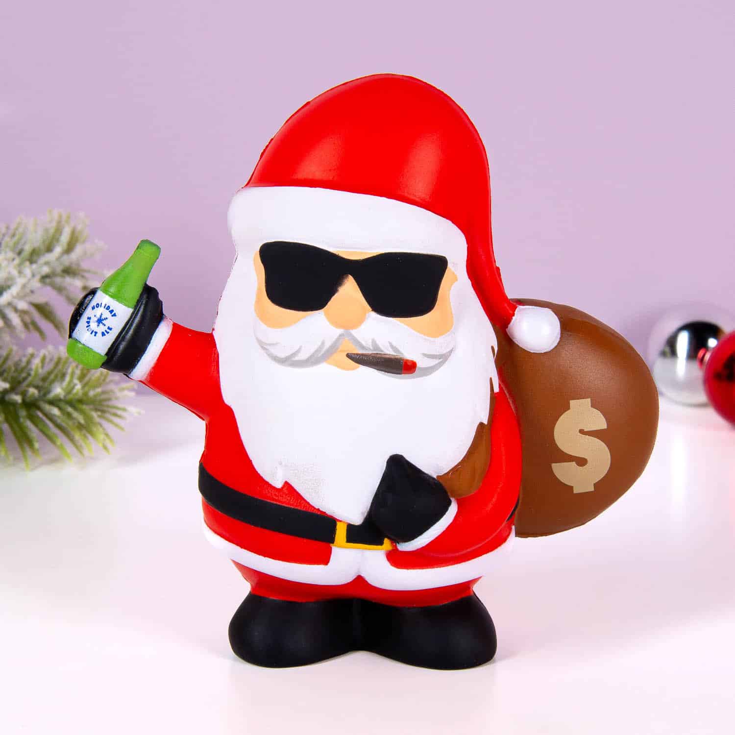 Pratende kerstman stressbal