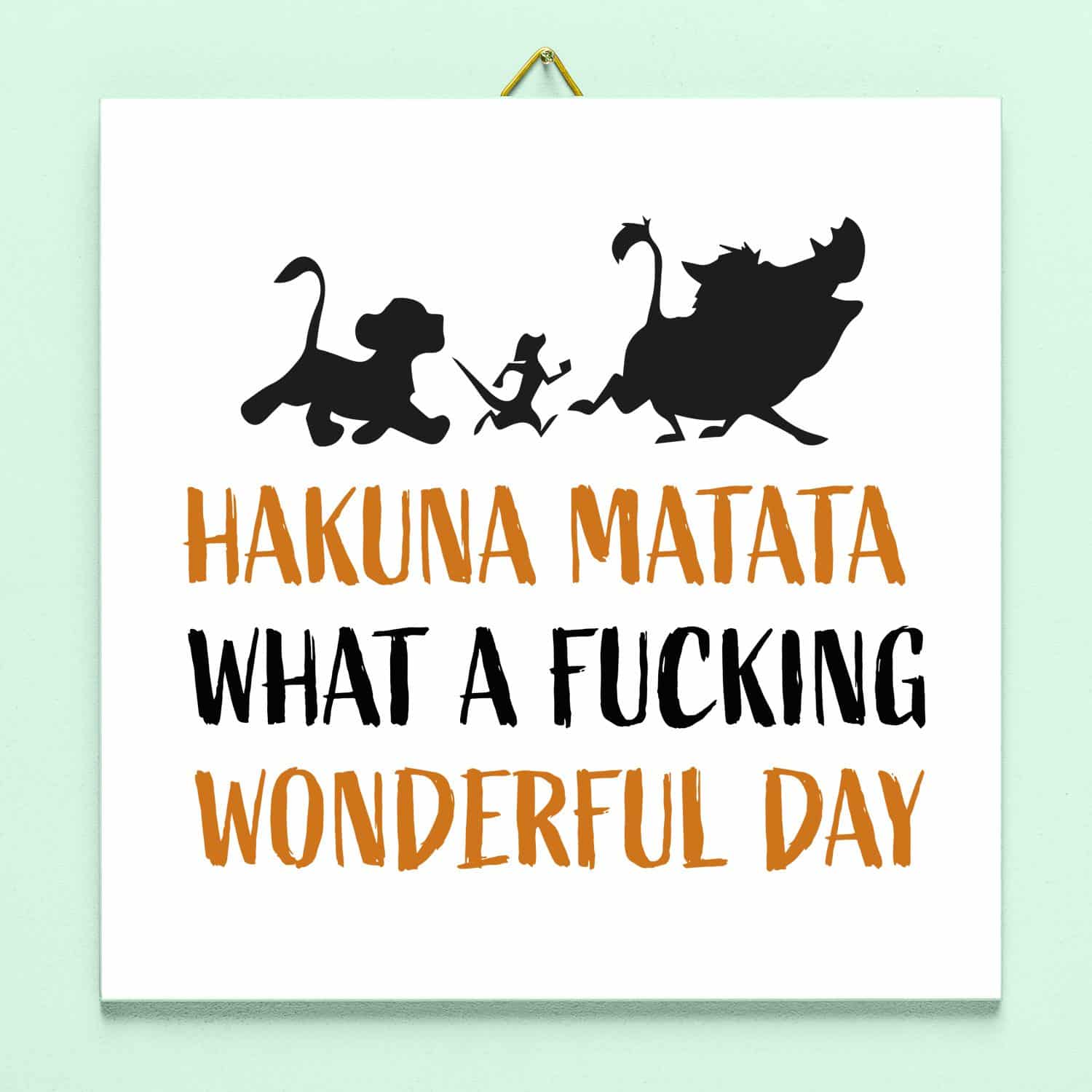 Tegeltje Hakuna Matata