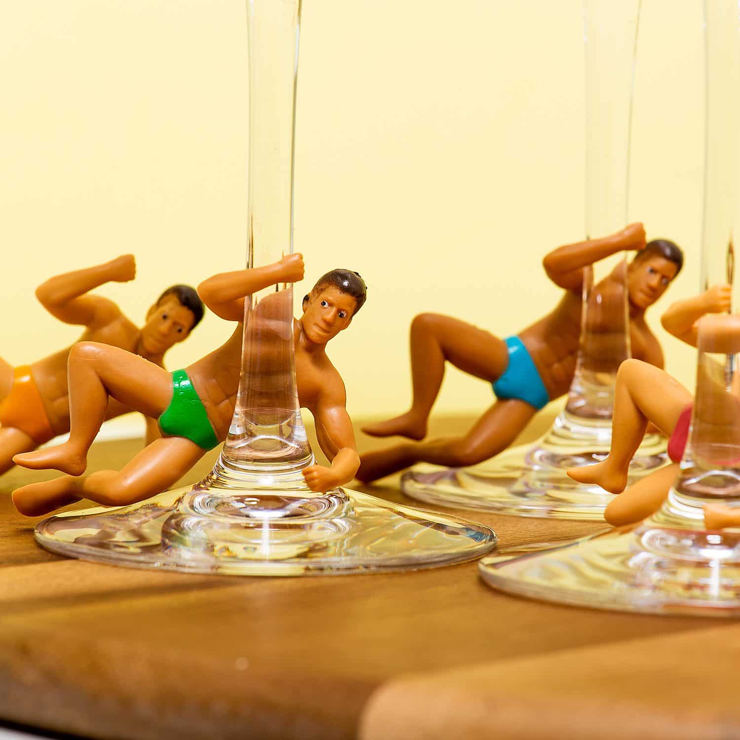 Drinking Buddies wijnmarkeerders (set van 4)