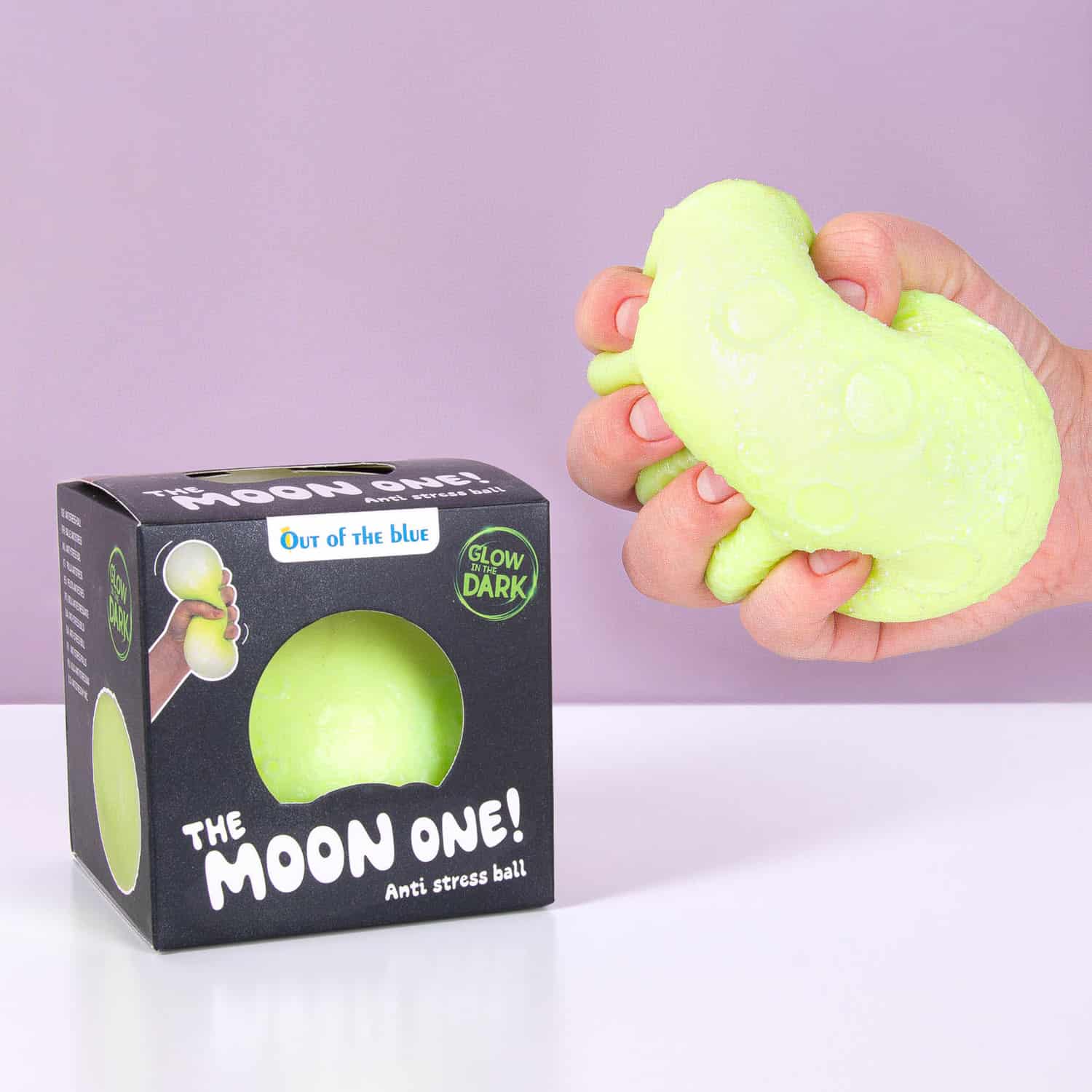 Glow in the Dark maan stressbal