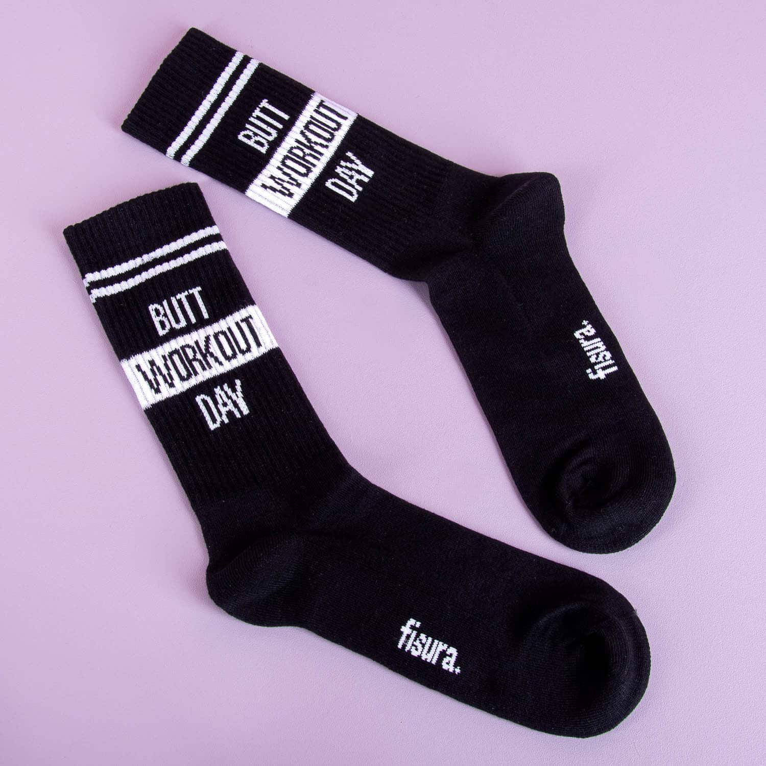 Butt workout day sokken
