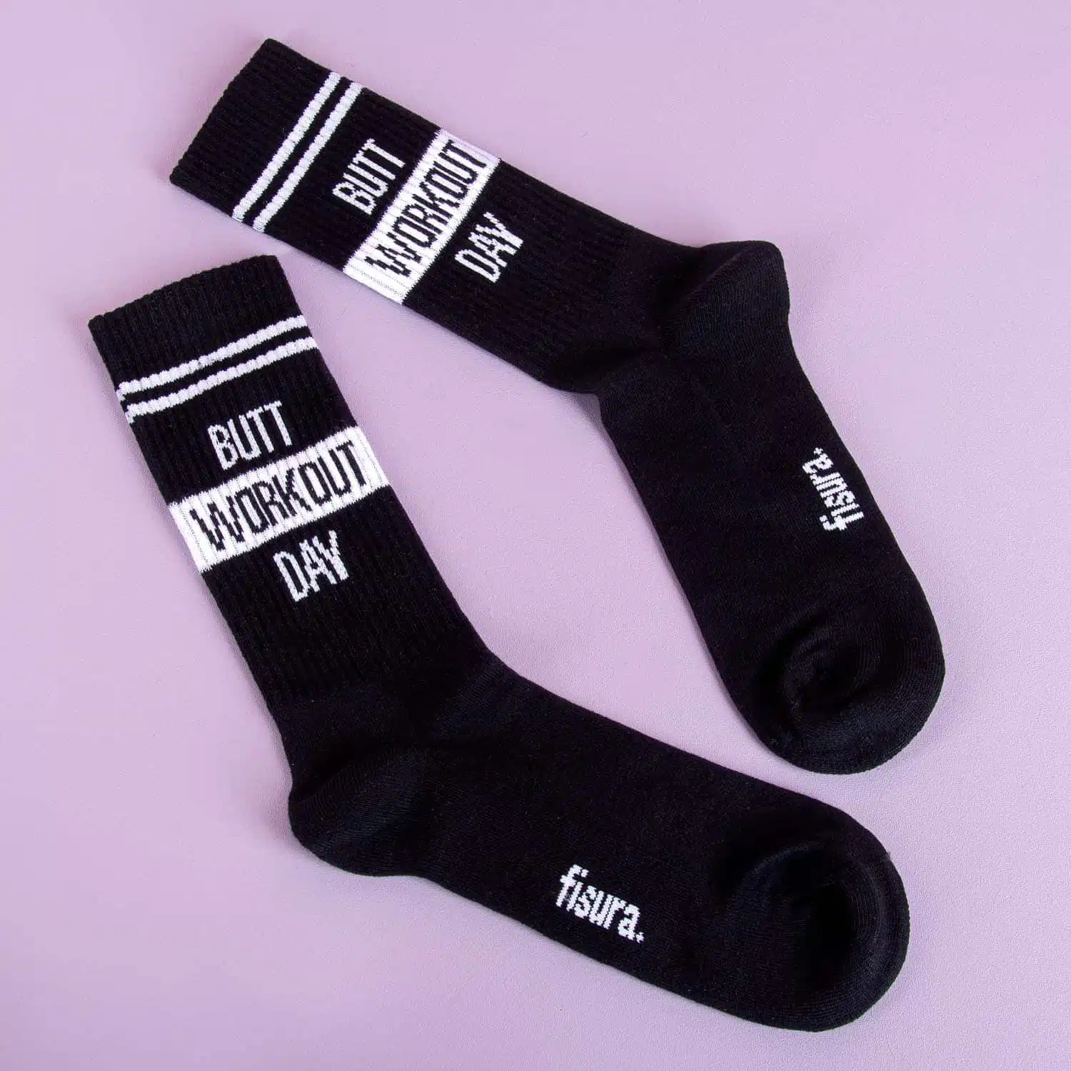 Butt workout day sokken