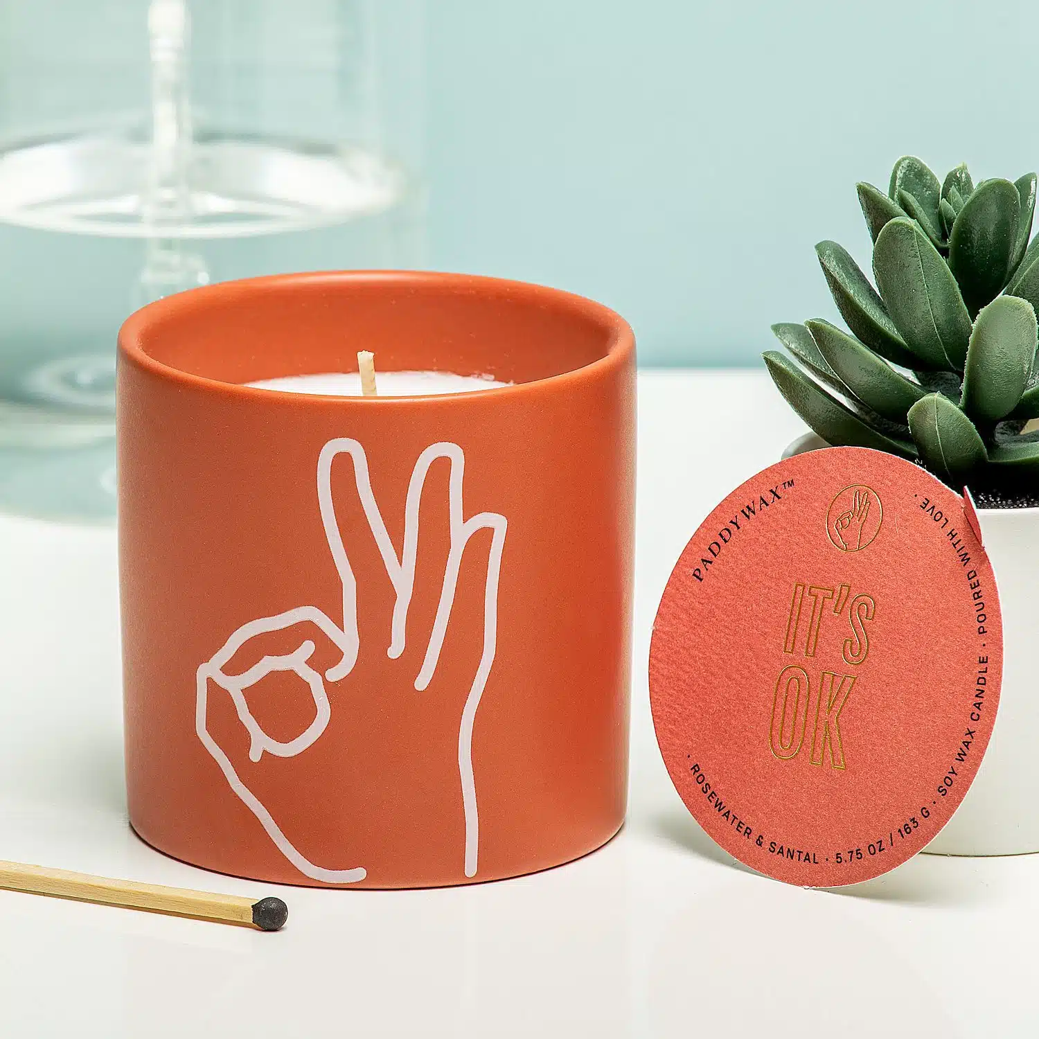 Impressions geurkaars - It's OK (koraal)