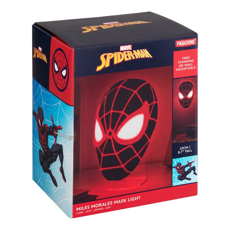 Marvel Miles Morales maskerlamp - verpakking