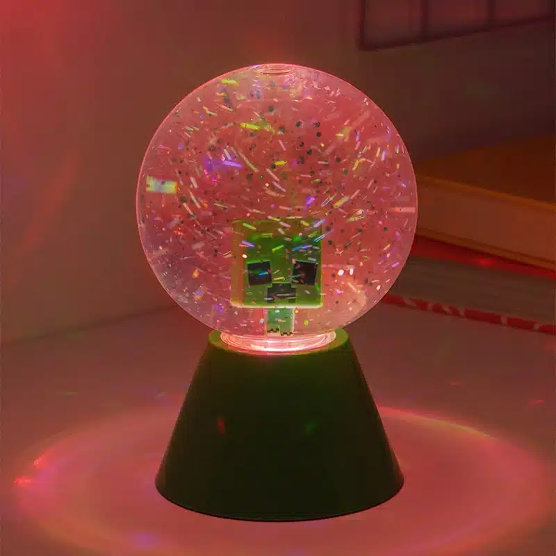 Minecraft LED glitter bal