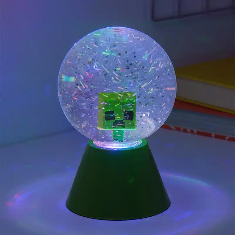 Minecraft LED glitter bal