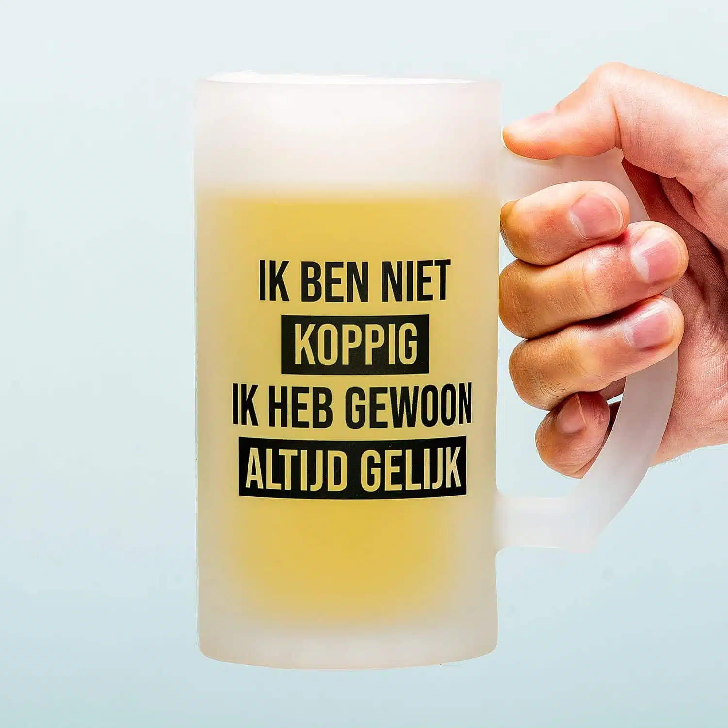 Bierpul Ik ben niet koppig