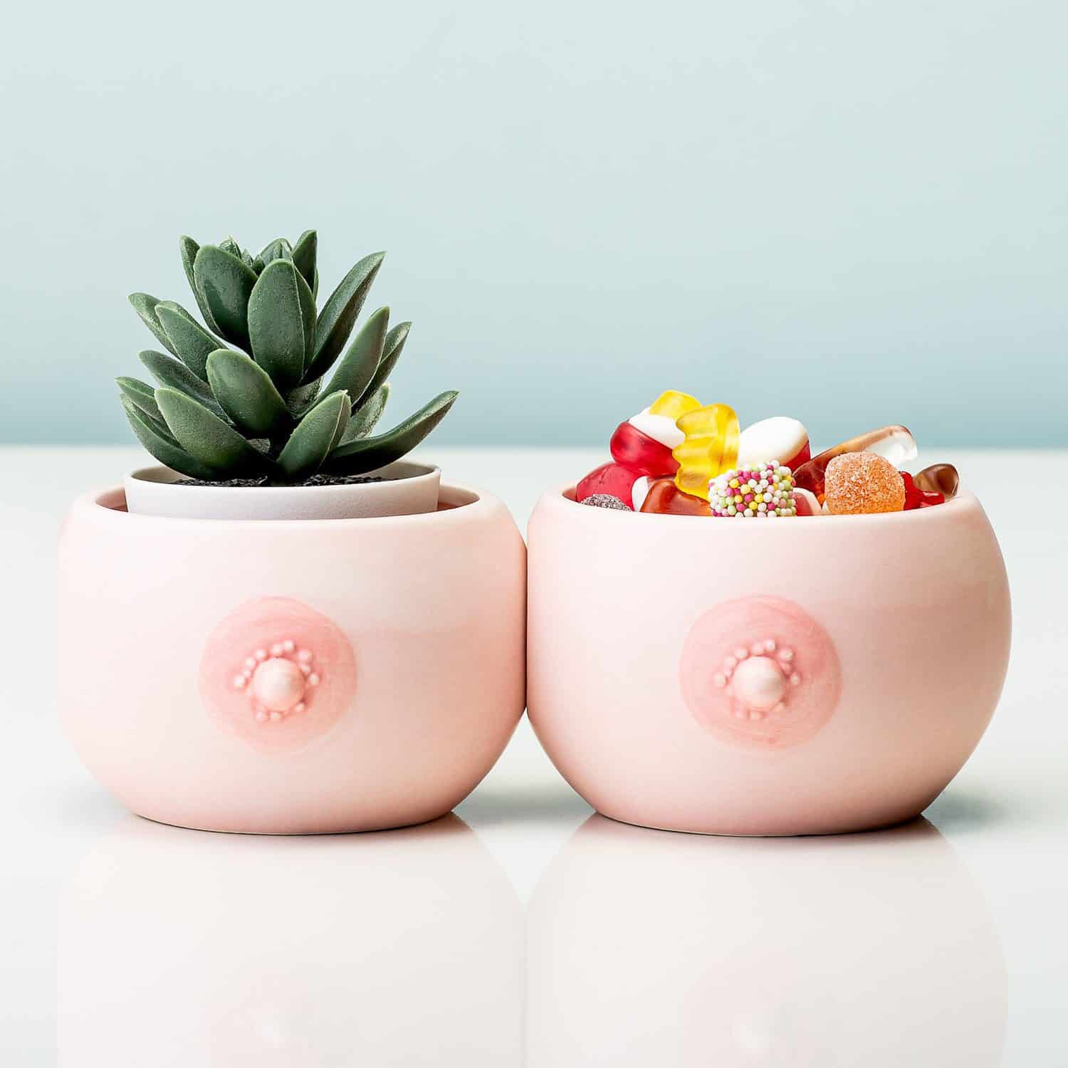 Borst potjes (set van 2)