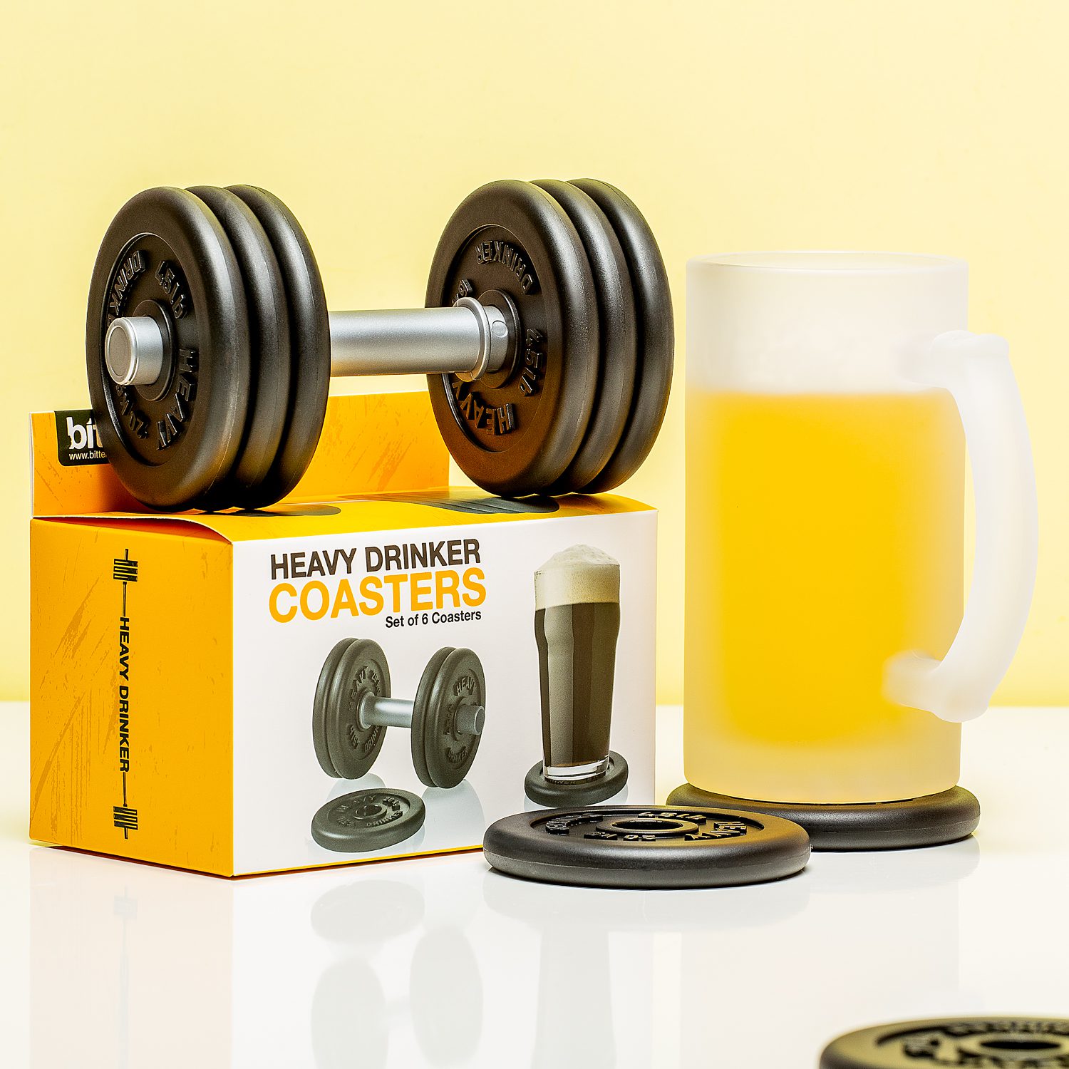 Dumbbell onderzetters (set van 6)