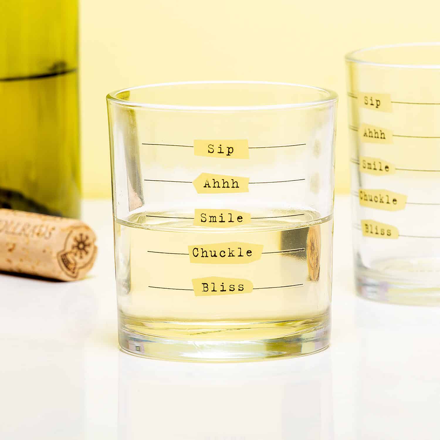 Five Stages to Happiness drankglazen (set van 2)