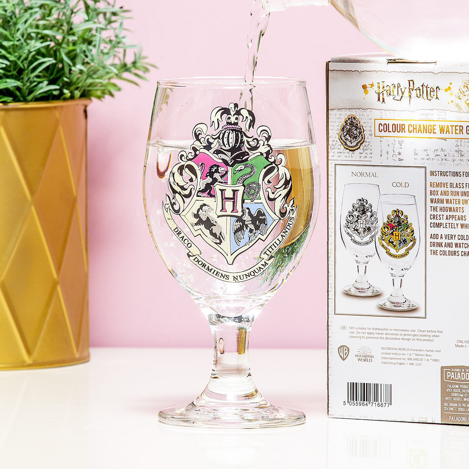 Harry Potter Hogwarts koudegevoelig glas