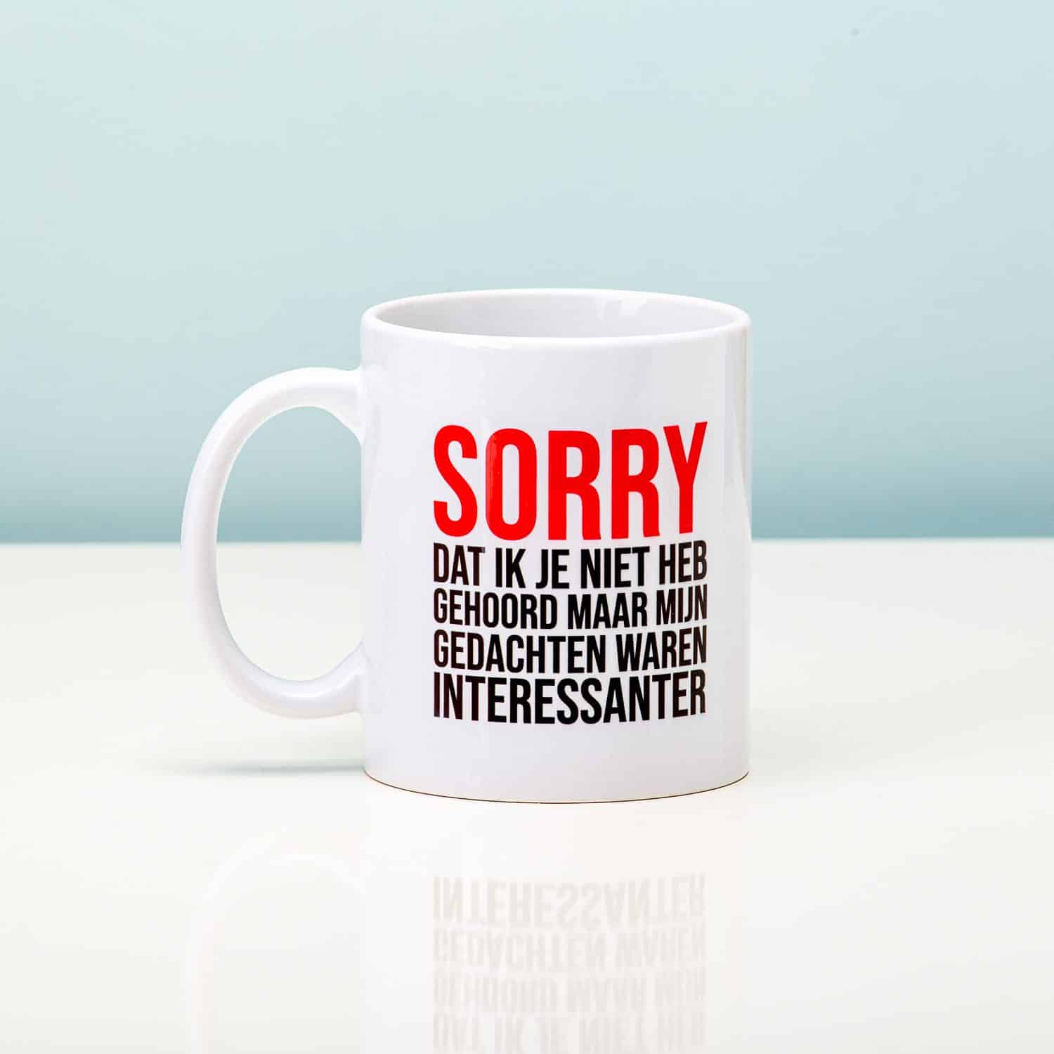 Mok Sorry dat ik je niet heb gehoord