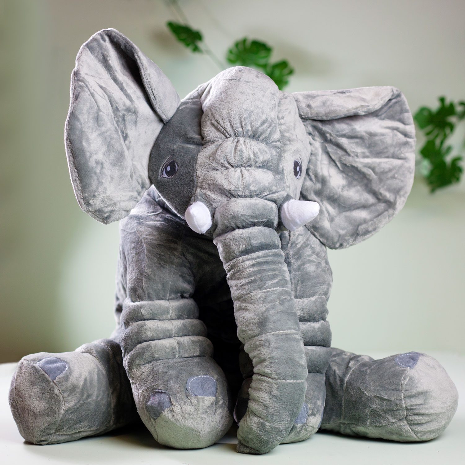 Olifant kussen (60 cm)