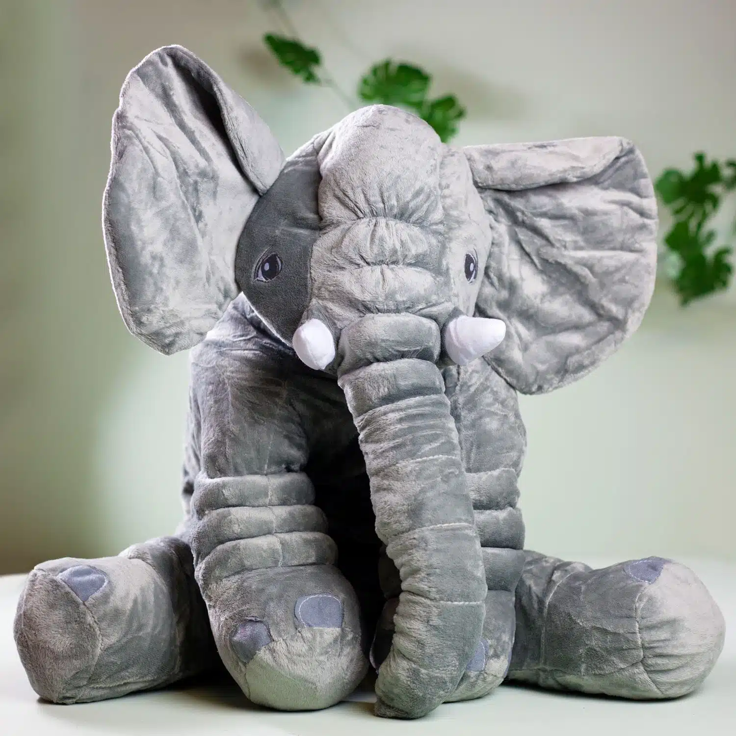 Olifant kussen (60 cm)