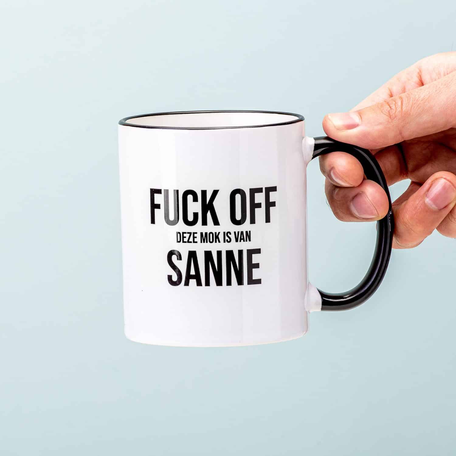 Gepersonaliseerde Mok Fuck Off Deze Mok Is Van