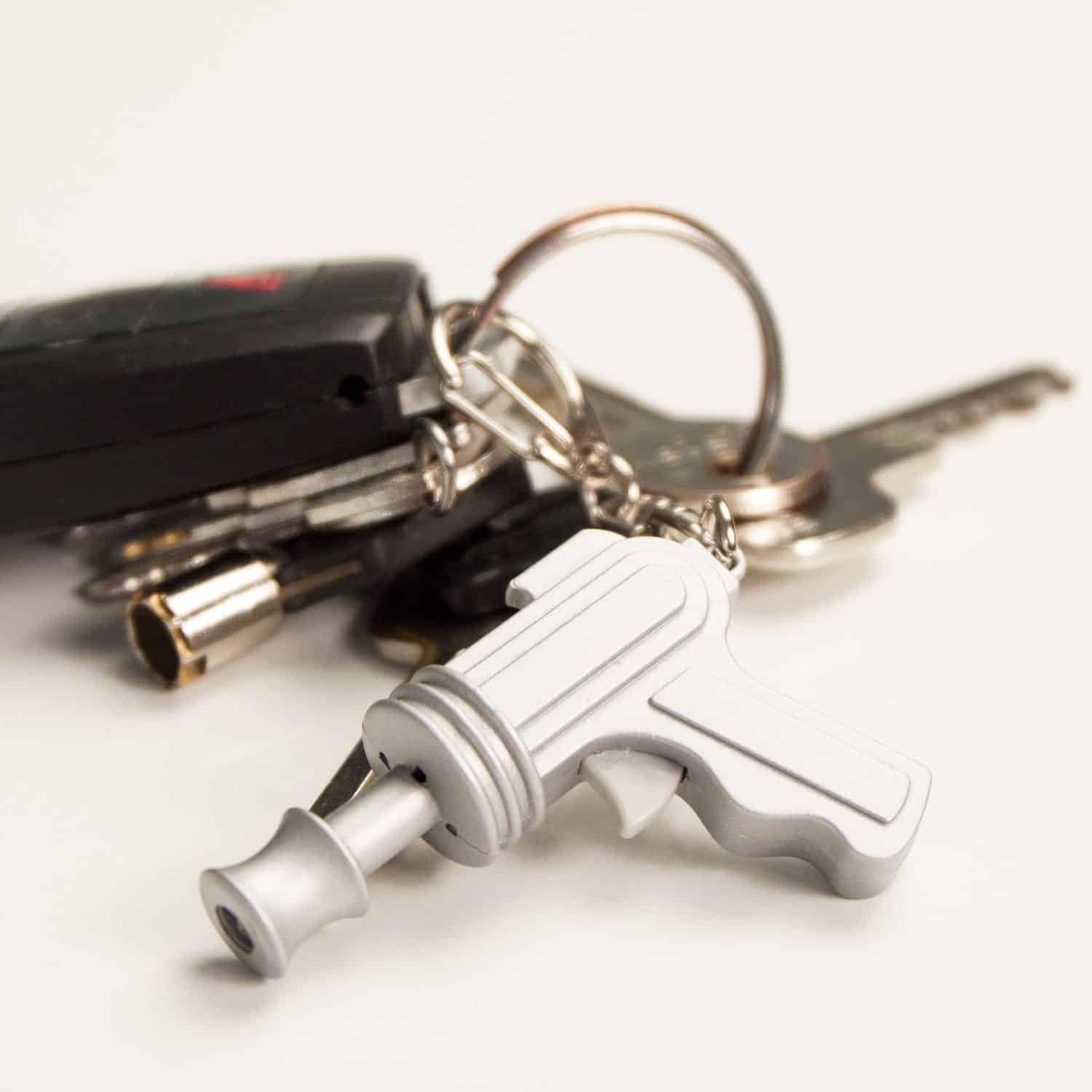 Space gun sleutelhanger