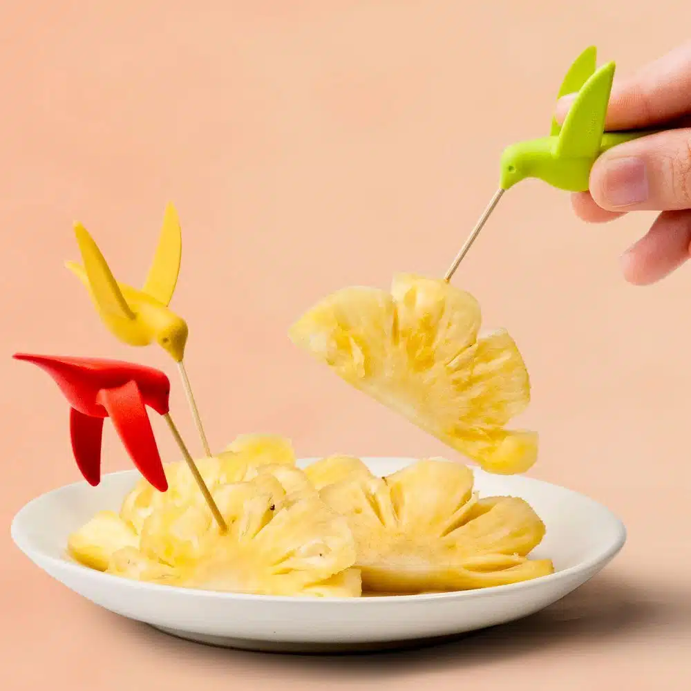 Kolibrie cocktailprikkers (set van 6)