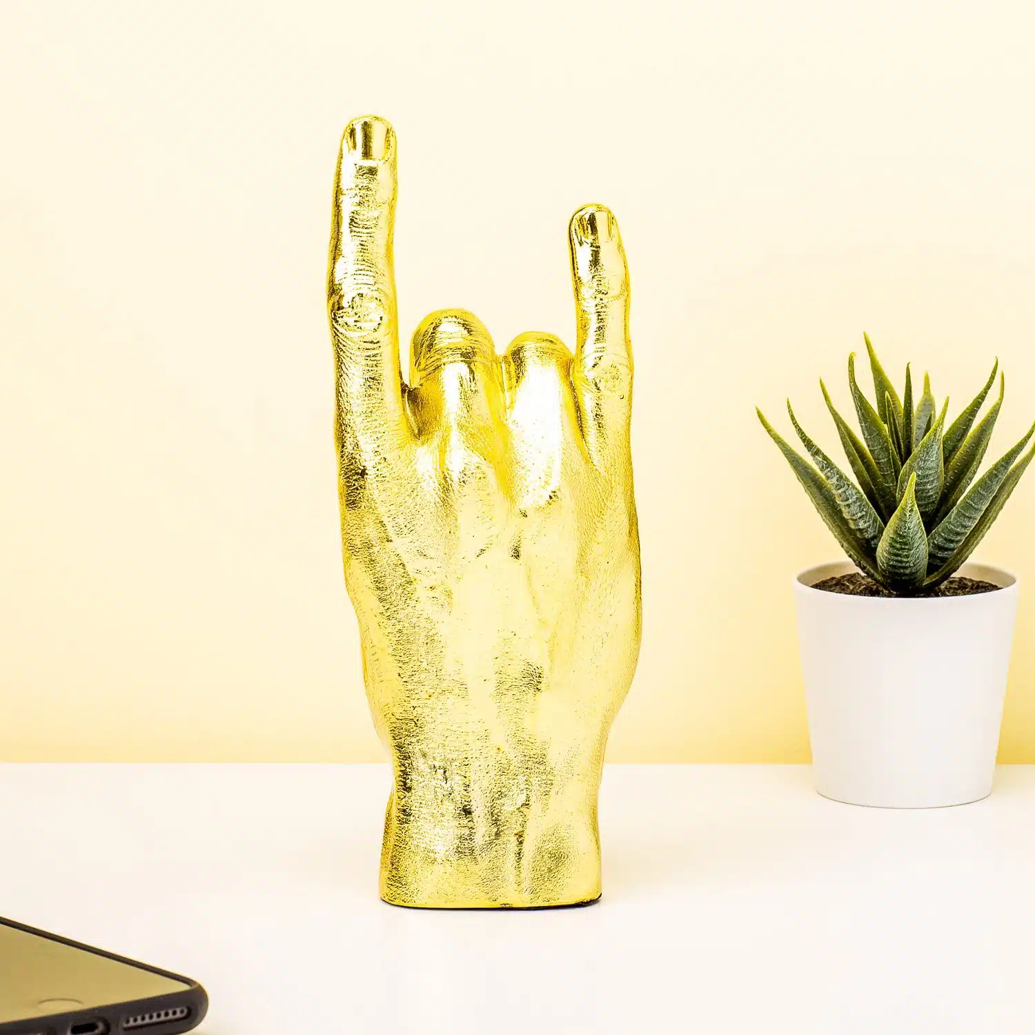 Rock On Beeld - Goud