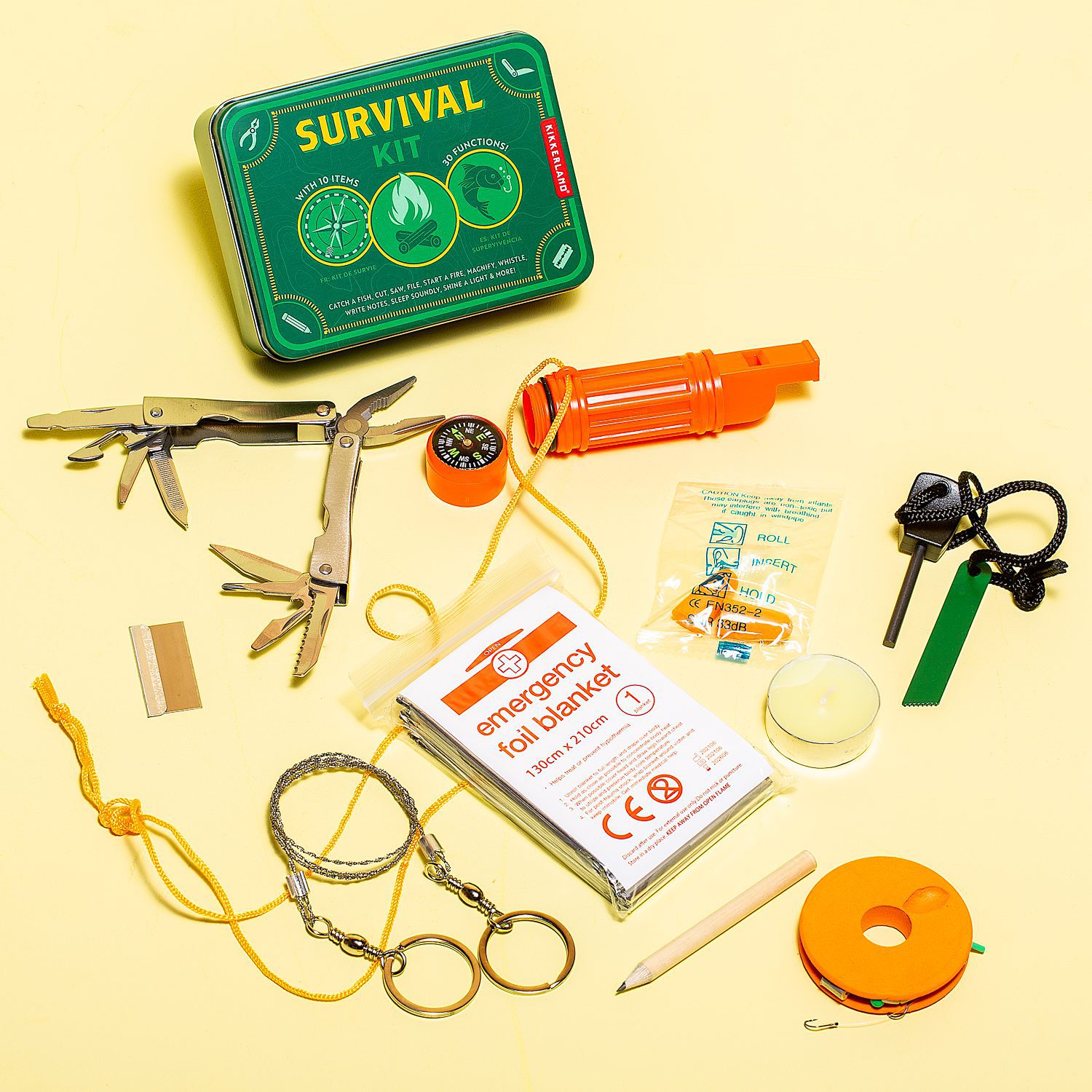 Survivalkit in een blikje