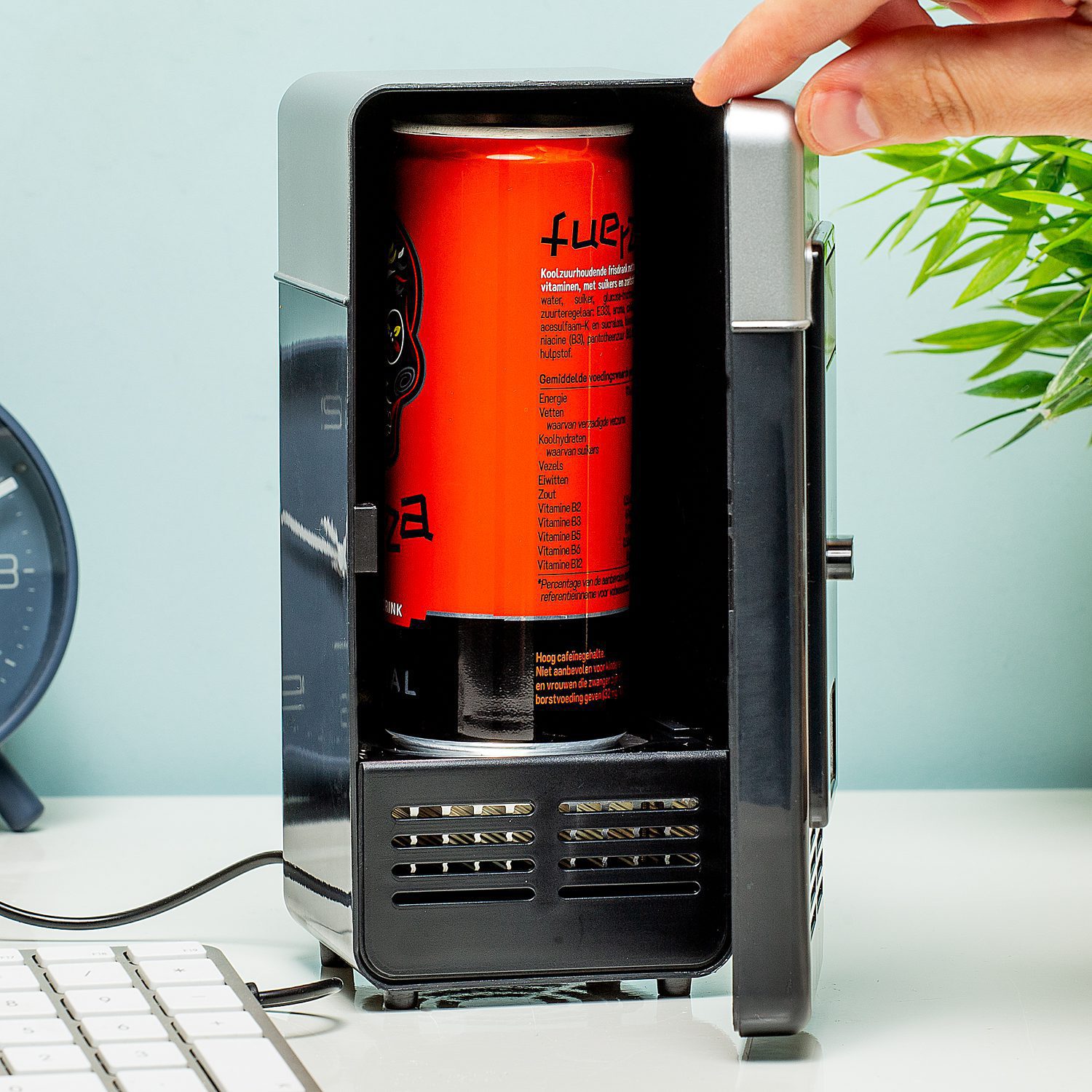 USB mini koelkast - Zwart
