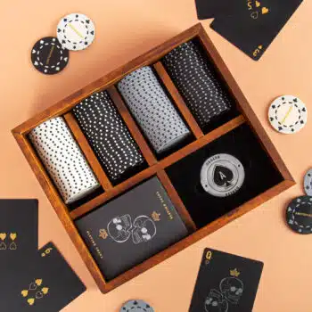 Luxe houten pokerset