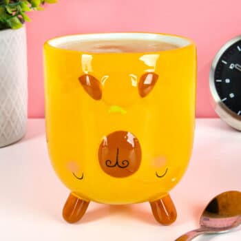 Ondersteboven capibara mok