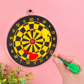 Mini dartbord met 3 darts