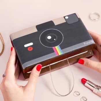 Retro camera sieradendoosje