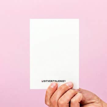 Enkel kaartje A6 formaat